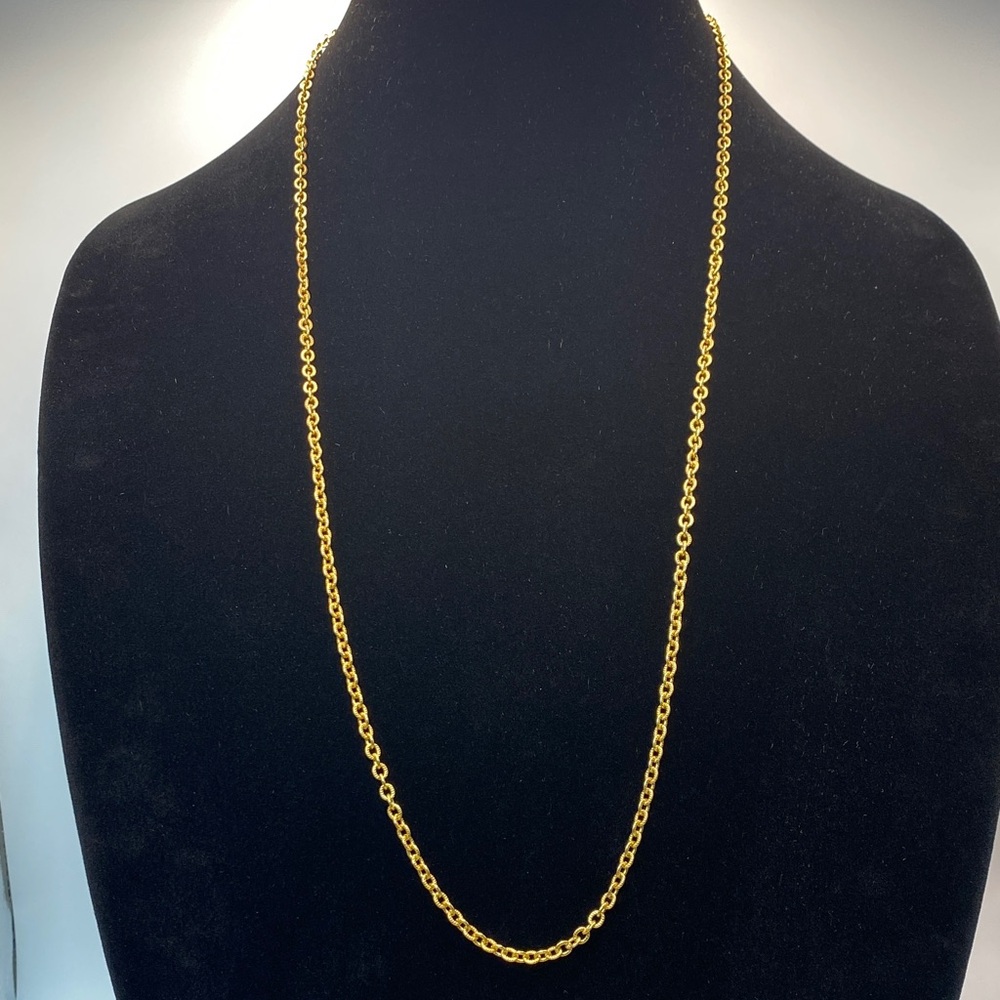 Elegant Avon Gold Tone Chain Necklace